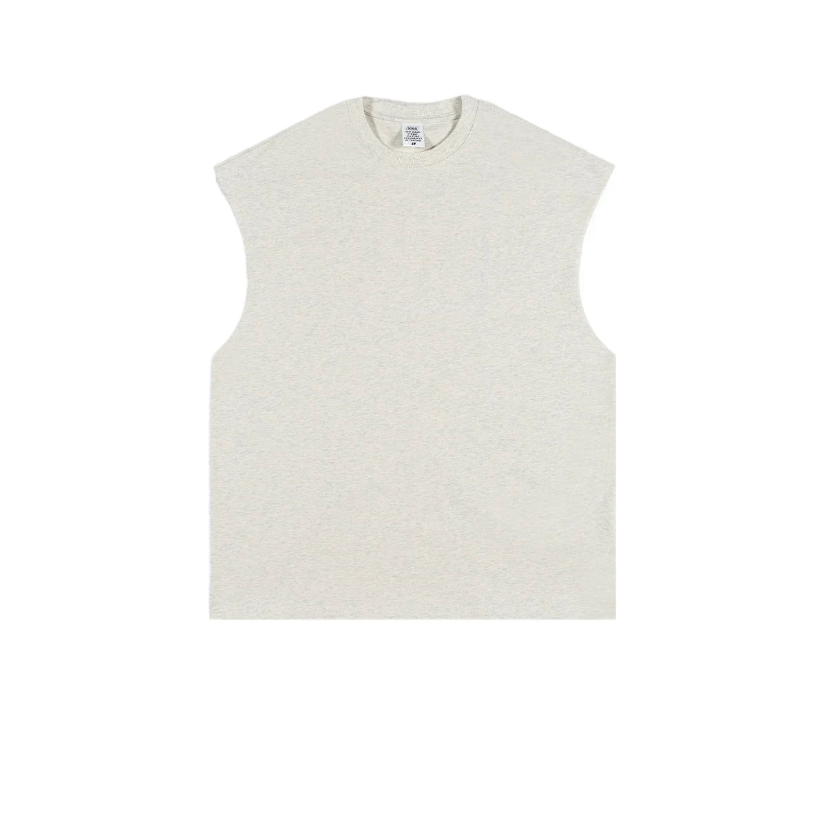 Custom LOGO Women's Spring and Summer 305G Heavy 100% Cotton Sleeveless Vest i Loose Sports Vest Men's and Women's Couples Top