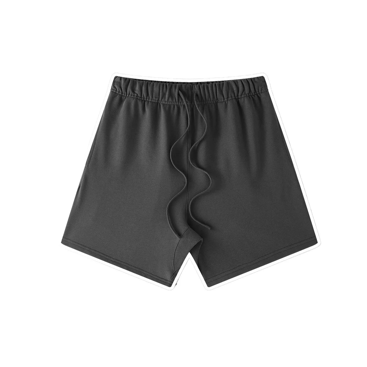 Custom LOGO Women's Summer 305G Heavy 100% Cotton Sleeveless Vest Shorts Men's and Women's Couples Street Loose Sports Suit
