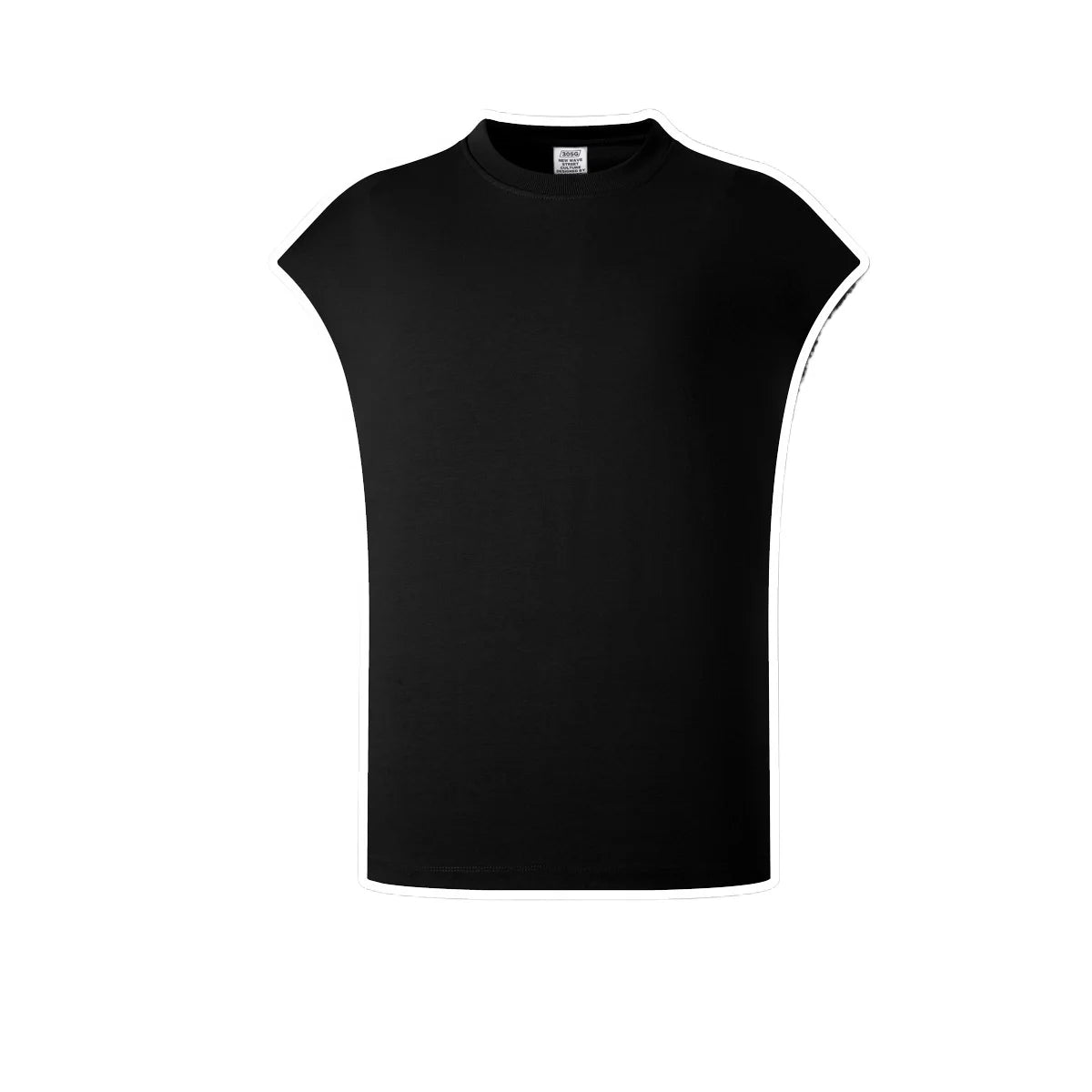Custom LOGO Women's Summer 305G Heavy 100% Cotton Sleeveless Vest Shorts Men's and Women's Couples Street Loose Sports Suit