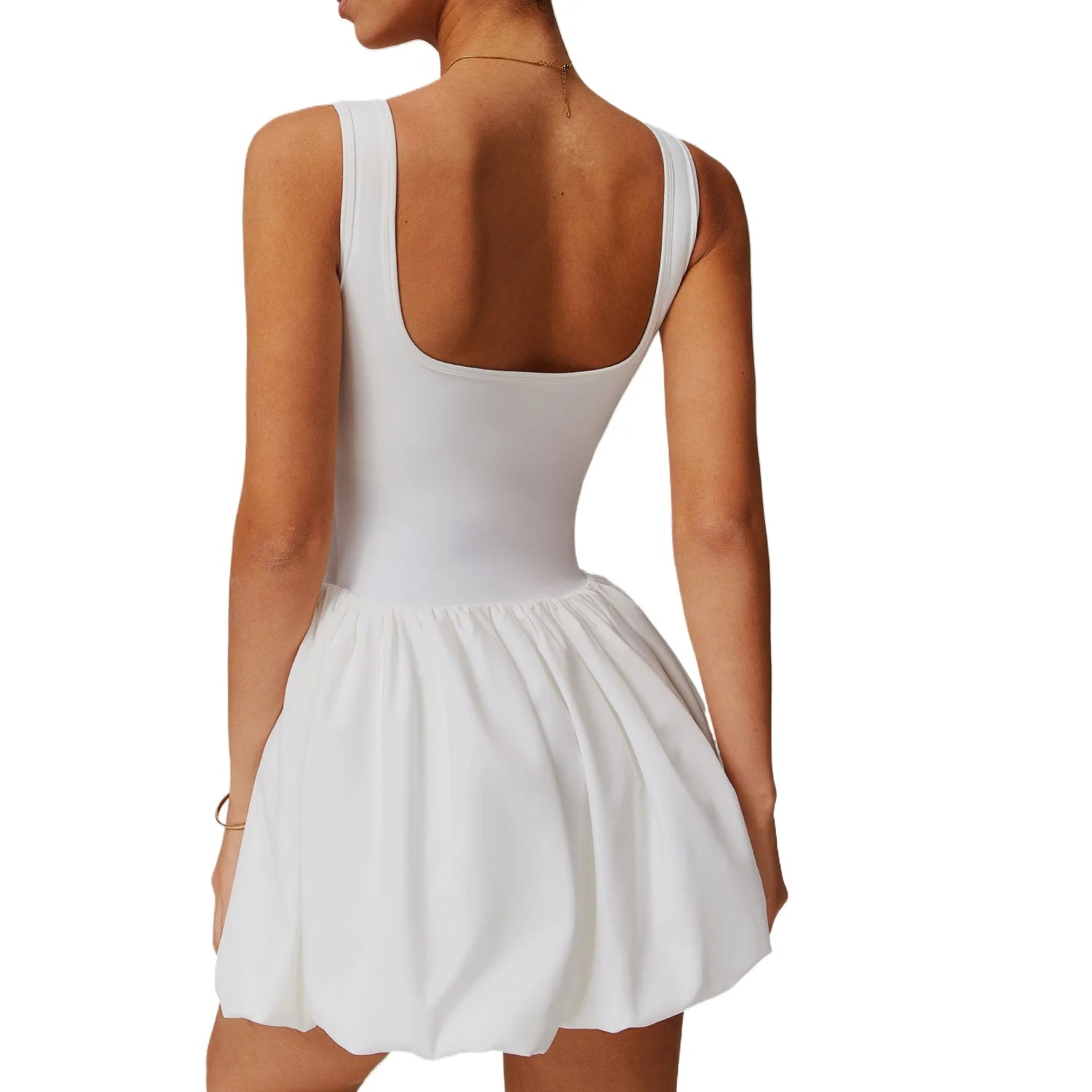 Customizable Women's Fake Two-Piece Sports Dress | Custom Logo