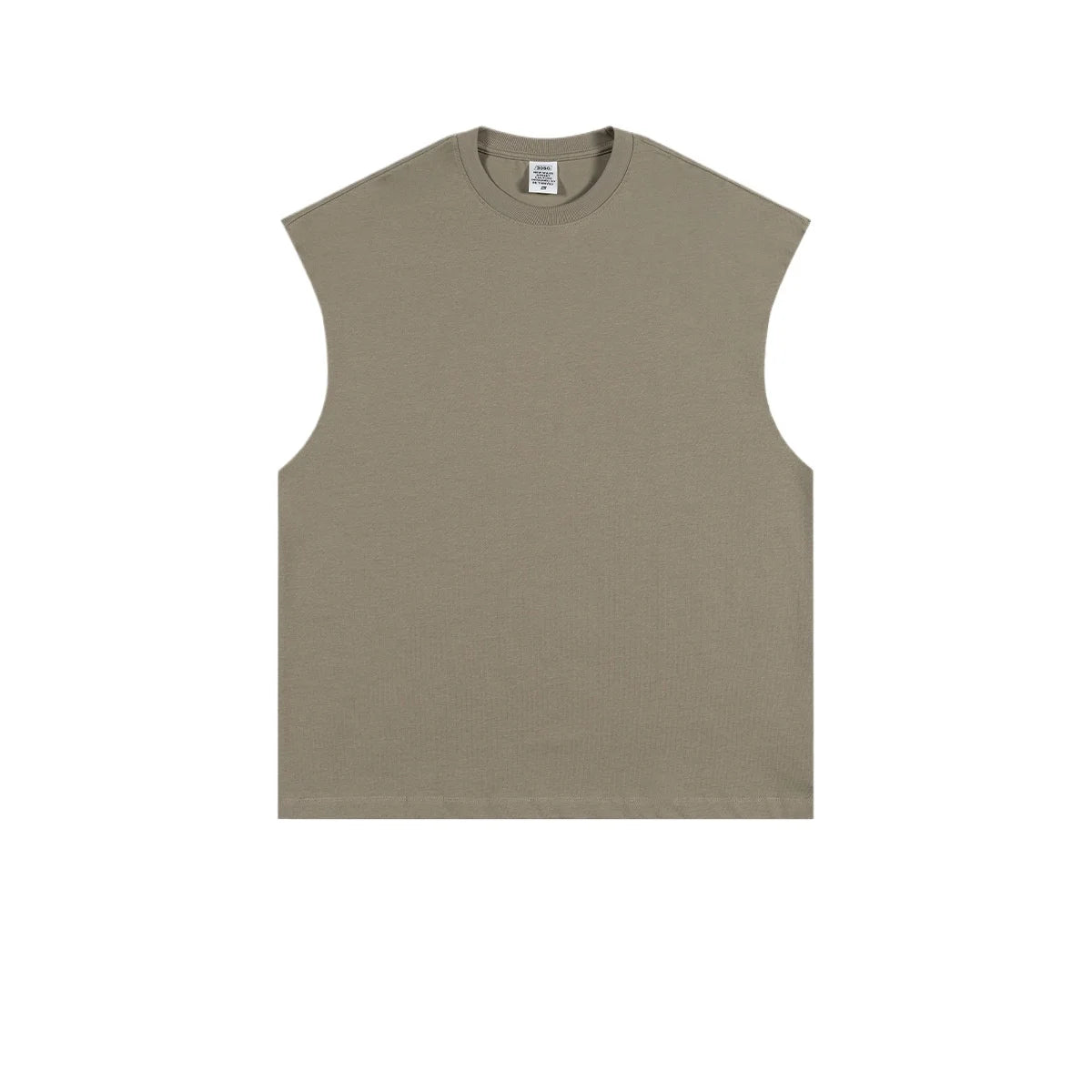 Custom LOGO Women's Spring and Summer 305G Heavy 100% Cotton Sleeveless Vest i Loose Sports Vest Men's and Women's Couples Top