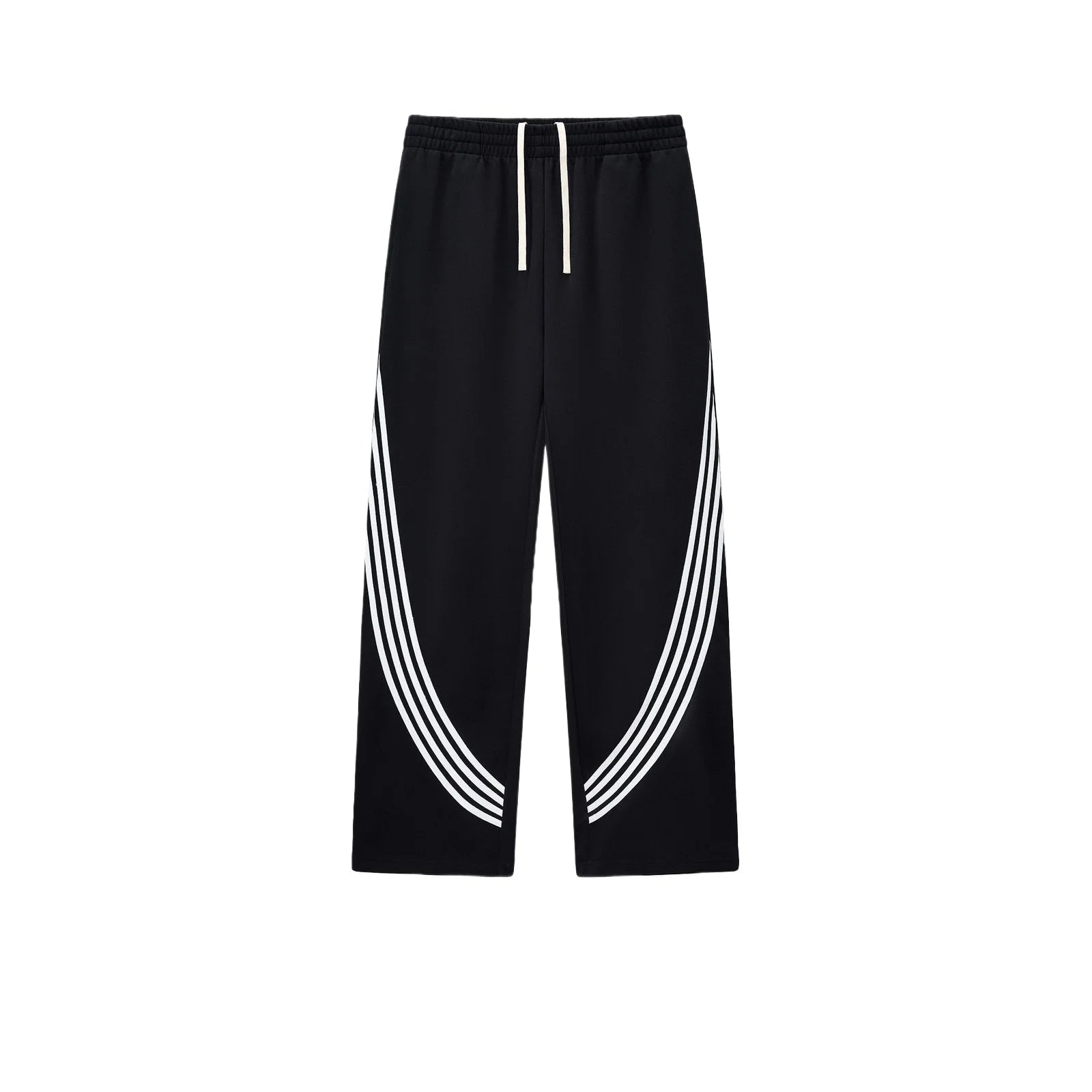 Custom LOGO Men's 100% cotton striped short-sleeved trousers contrasting colors casual sports outdoor street hip-hop suit