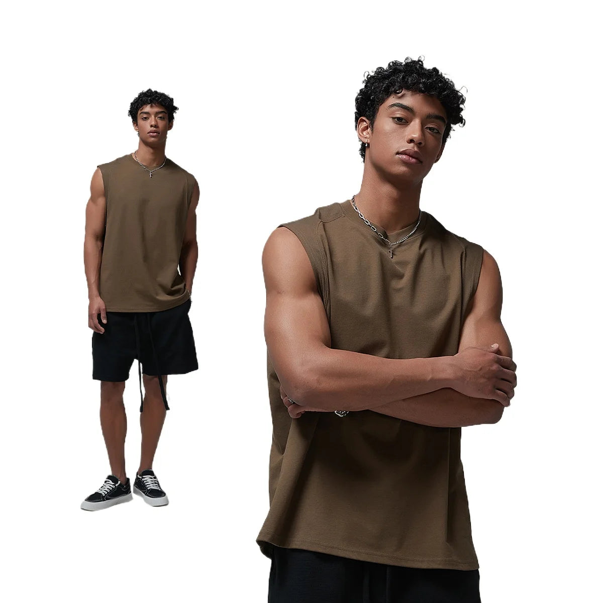 Custom LOGO women's 2026 summer new 190G zero-feeling quick-drying cotton polyester basketball sports fitness vest couple vest