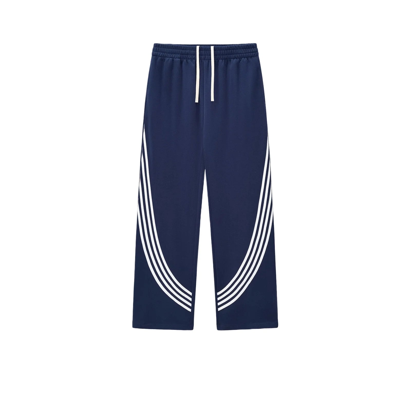 Custom LOGO Men's 100% cotton striped short-sleeved trousers contrasting colors casual sports outdoor street hip-hop suit