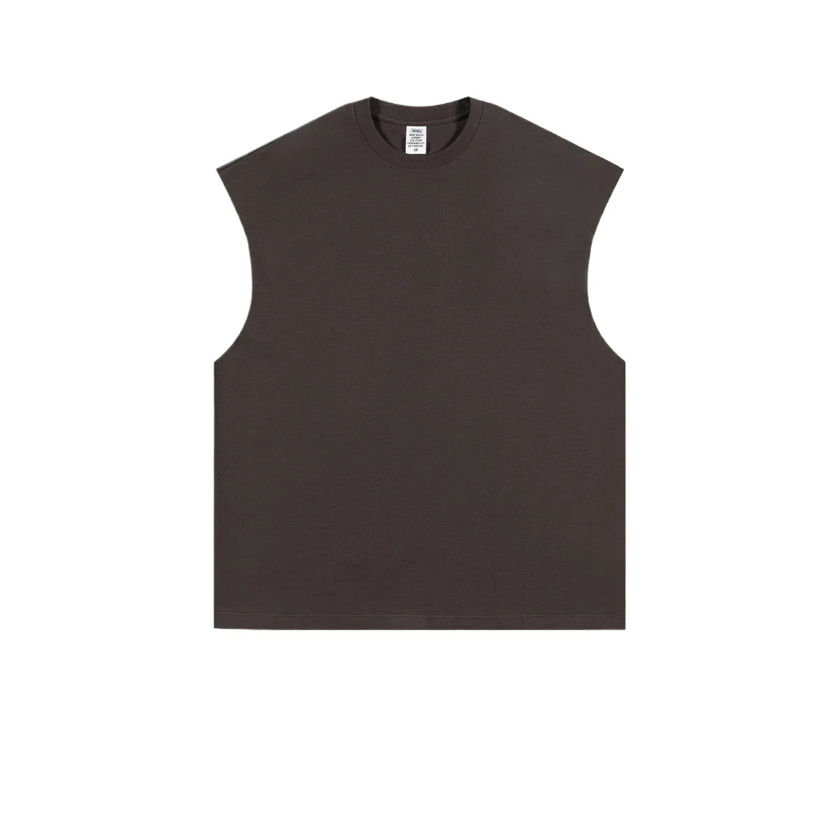 Custom LOGO Women's Spring and Summer 305G Heavy 100% Cotton Sleeveless Vest i Loose Sports Vest Men's and Women's Couples Top