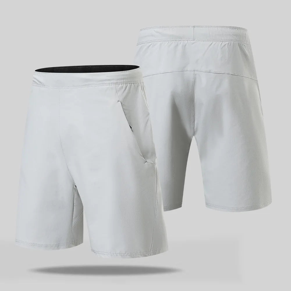 Custom LOGO Men's Sports Quick-drying Zipper Pocket Shorts Summer Casual Outdoor Running Fitness Five-point Pants