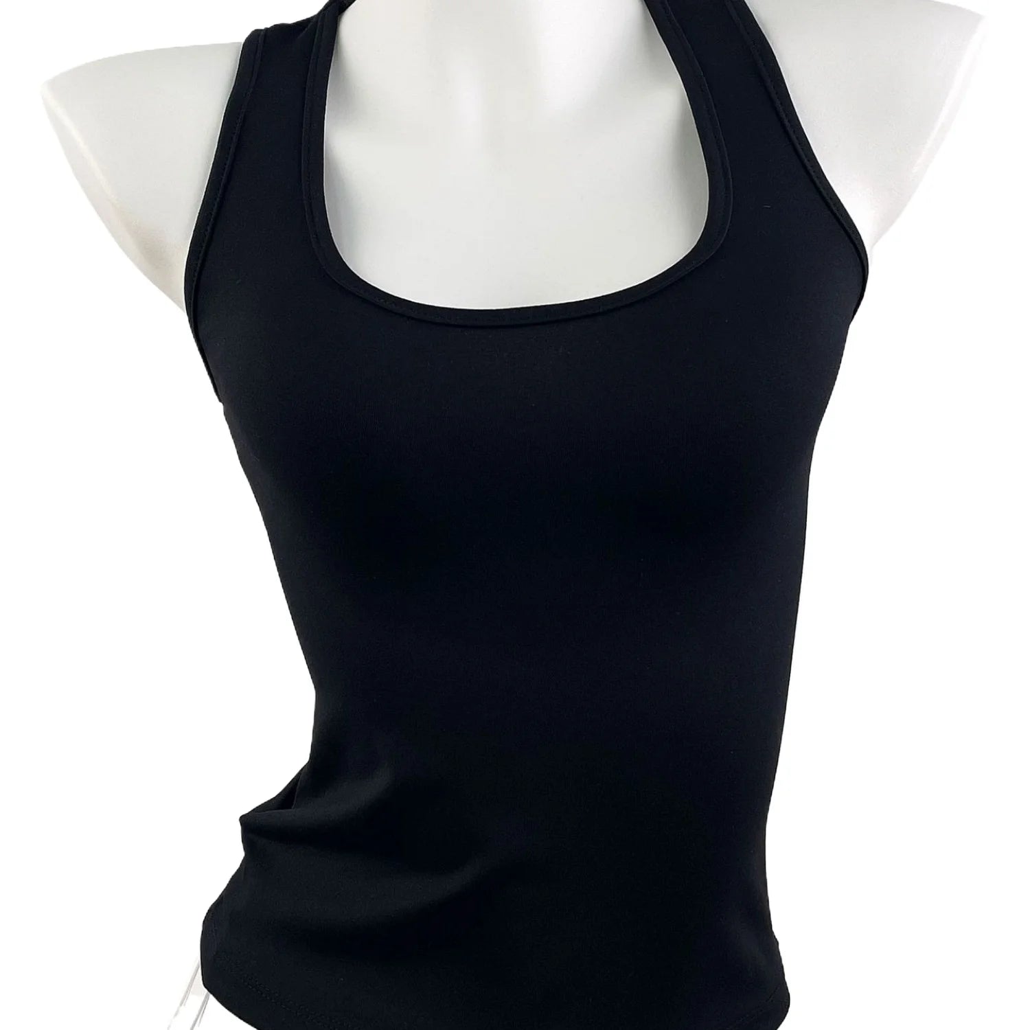 Custom LOGO women's Spice Girls tight-fitting high-elastic square-collar I-shaped vest fitness quick-drying sports short top