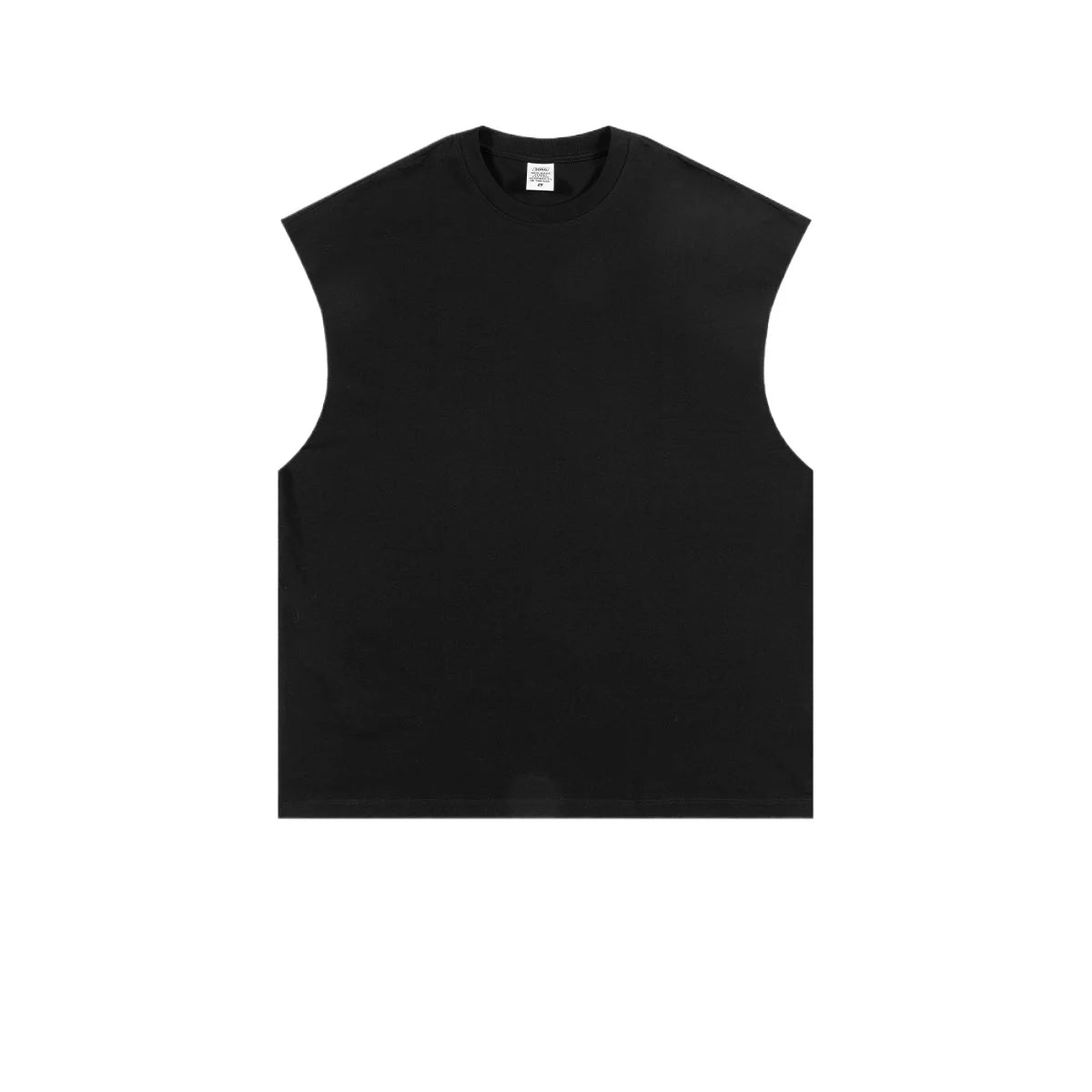 Custom LOGO Women's Spring and Summer 305G Heavy 100% Cotton Sleeveless Vest i Loose Sports Vest Men's and Women's Couples Top