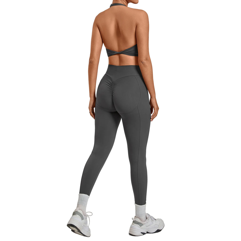 Customizable Nude Hip Lift Sports Zipper Set | Custom Logo