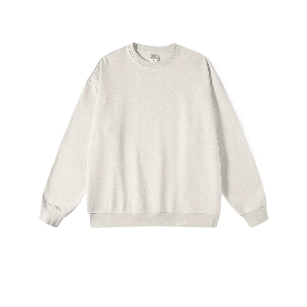 Custom LOGO men's and women's spring, autumn and winter 440G heavy terry fabric loose casual sports sweater set